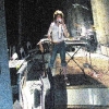 At CMS rehearsal studios in Brooklyn, July 2006 - preparing for UK tour (you can see my guitar & keyboard)
